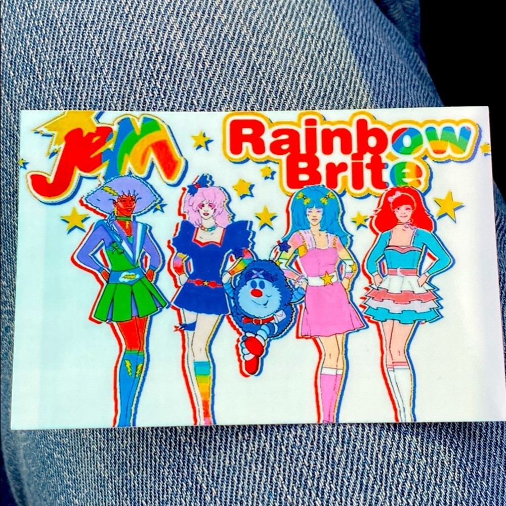"jem x rainbow brite" sticker